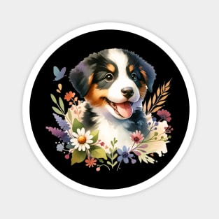 Appenzeller Sennehund Floral Magnet